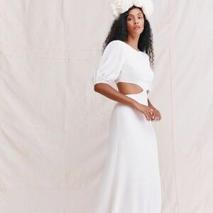 NWT Reformation Tory Dress (IVORY)